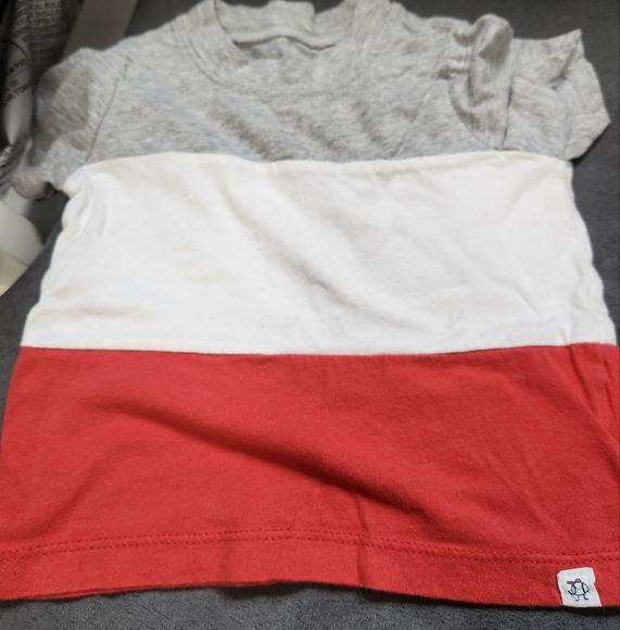 Carter's Orange Dinosaur Tee and Black Pants Set - Picture 2 of 4